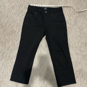 J. Crew Black Curvy Essential Straight Jeans